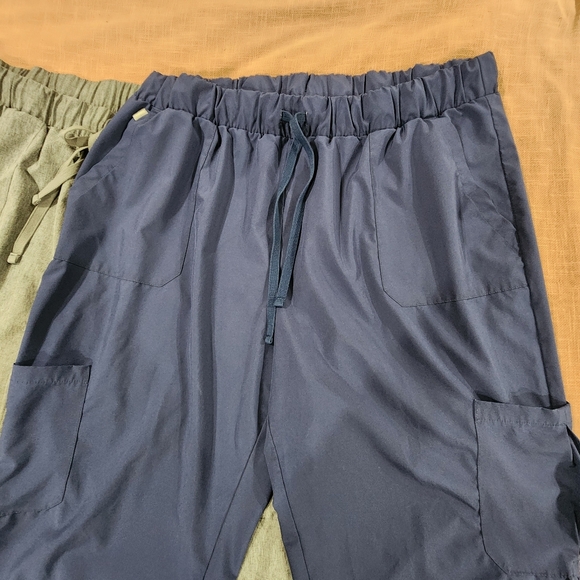 Hanes Comfort Fit Joggers 3XL Lot of 2 Navy Grey Stretch Waist Pockets - Picture 15 of 16